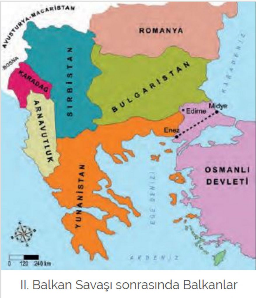 Balkan Savaşları
2. Balkan Savaşı Sonrası