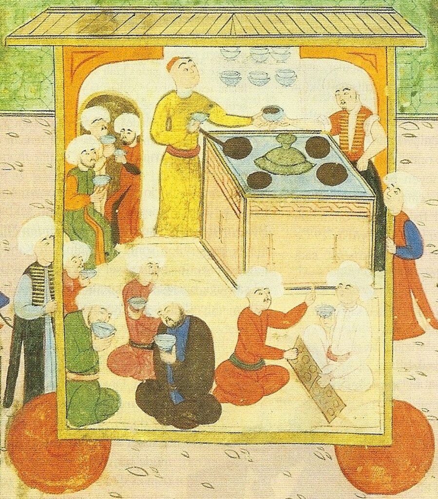 16. yüzyılda mangala oynandığını gösteren minyatürler